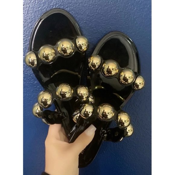 NWT!! Black Jelly Sandals - Picture 7 of 7